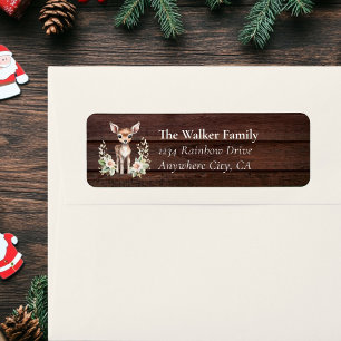 Customer Specific, Floral, Deer, Christmas