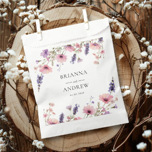 Customer specific Floral Wedding Favour Bags
