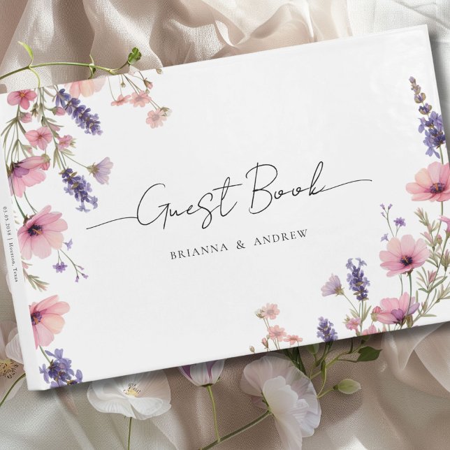 Customer specific Floral Wedding  Guest Book (Customer specific Floral Wedding Guest Book)
