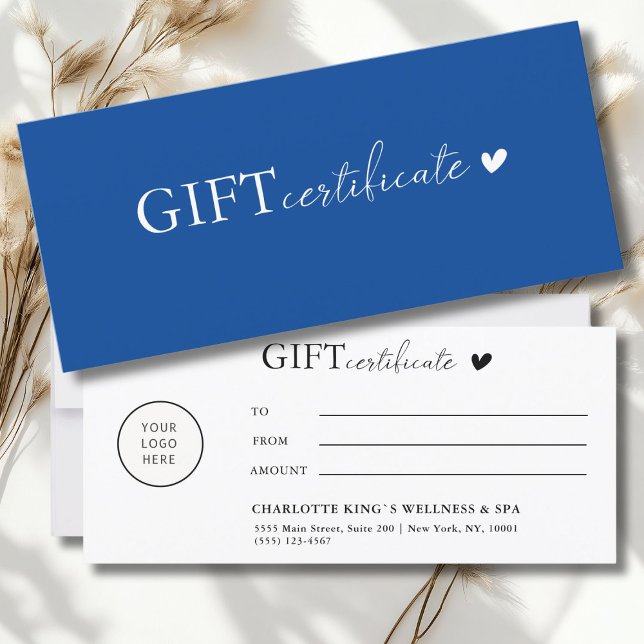 Customer specific, Logo Business Gift Certificate (Customer specific, Logo Business Gift Certificate)