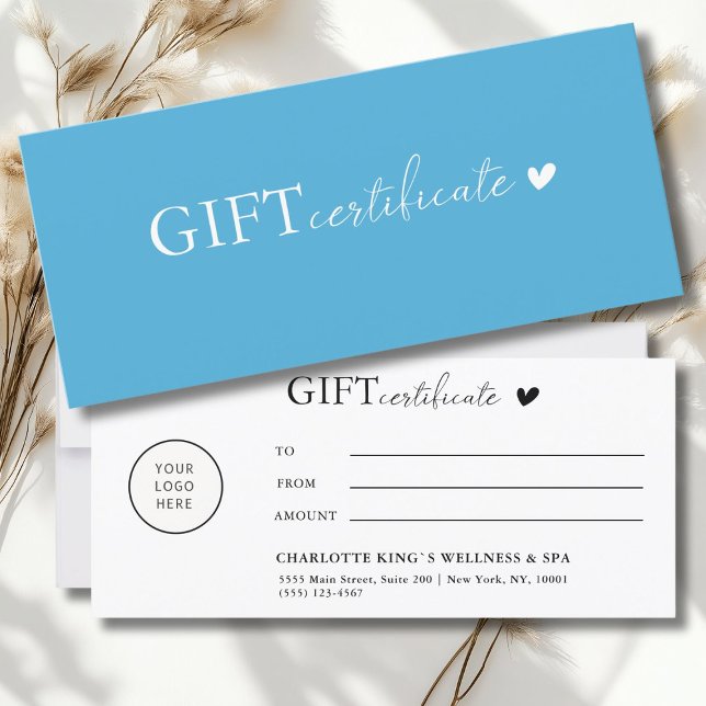 Customer specific, Logo Business Gift Certificate (Customer specific, Logo Business Gift Certificate)
