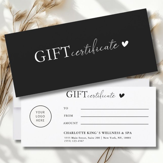 Customer specific, Logo Business Gift Certificate (Customer specific, Logo Business Gift Certificate)