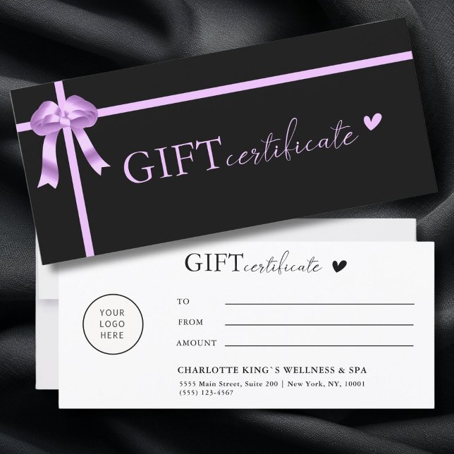 Customer specific, Logo Business Gift Certificate (Customer specific, Logo Business Gift Certificate)