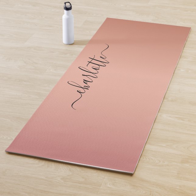 Customer specific, rosegold (Imitate) Yoga Mat (In Situ)