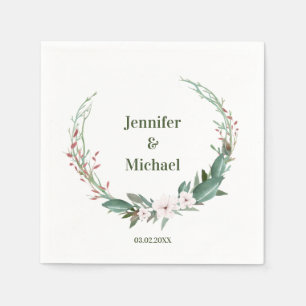 Customer-specific "SIP SIP HOORAY Flowers Serviett Napkin
