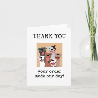 Customer Thank You, Appreciation Card