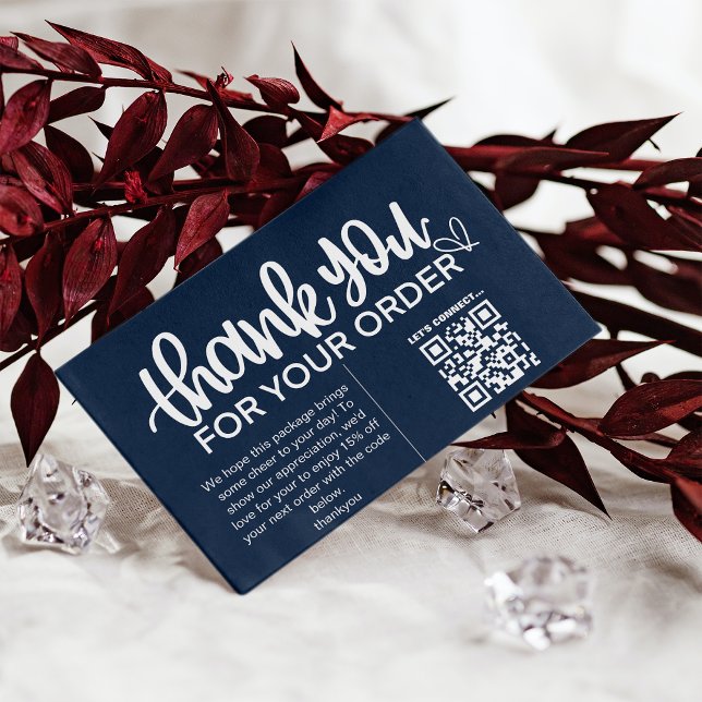 Customer Thank You Package Insert QR Code Coupon (Creator Uploaded)