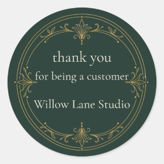 Customer Thank You Sticker