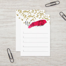 Customer Wish List - Lipsense