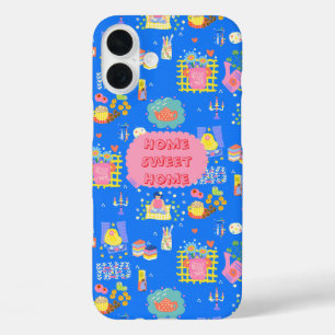 Customermized Home Sweet Home iPhone 16 Plus Case