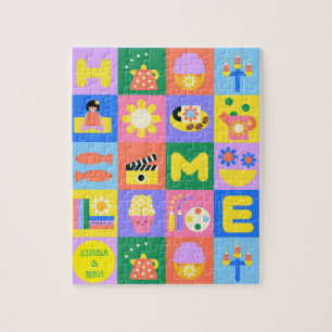 Customermized Home Sweet Home Jigsaw Puzzle