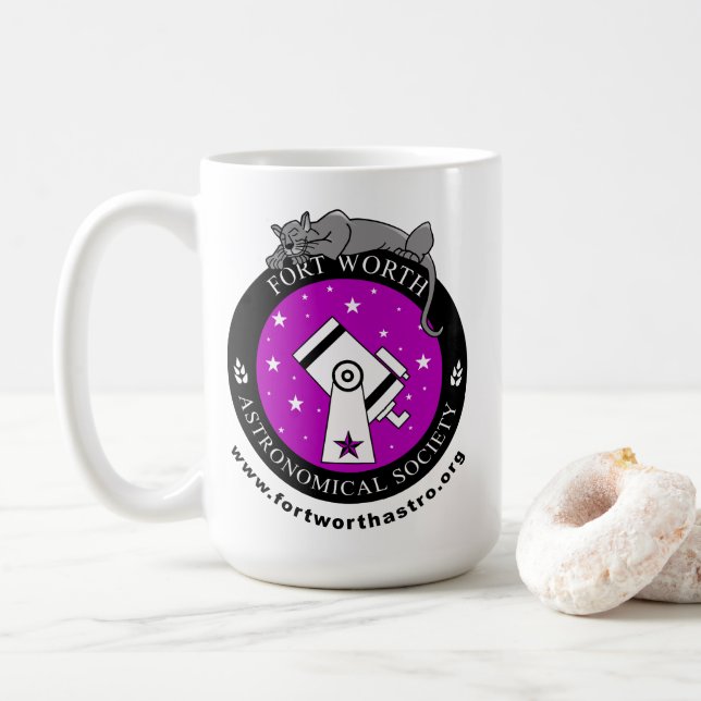 Customisable 15oz Basic Style FWAS Coffee Mug (With Donut)