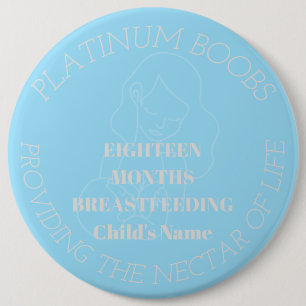 Customisable 18 mth breastfeeding milestone badge