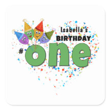 Customisable 1st Birthday Gift Stickers 