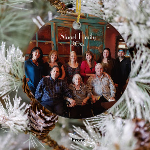 Customisable 2-sided Christmas Ornament