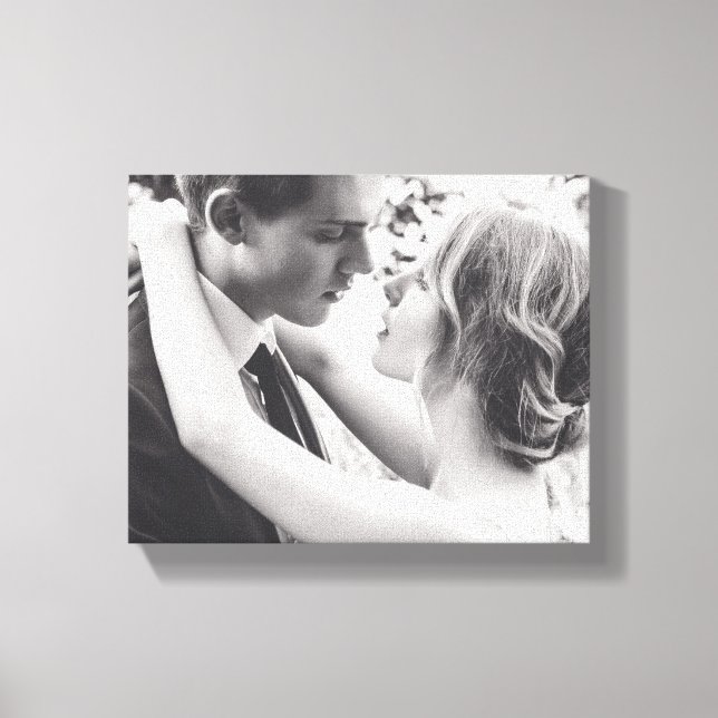 Customisable 2-sided Elegant Scrolls 2 Photo Canva Canvas Print (Front)