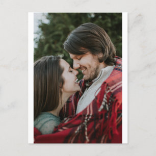 Customisable 2-sided Elegant Scrolls 2 Photo Postcard