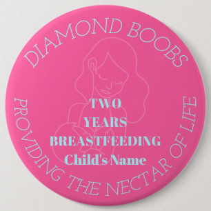 Customisable 2 year breastfeeding milestone badge