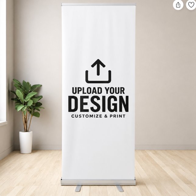Customisable 33x79.5" Blank Business Display Sign  (Creator Uploaded)