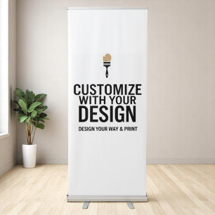 Customisable 33x79.5" Blank Event Display Sign