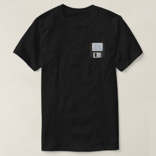 Customisable 3.5" Floppy Disc T-Shirt