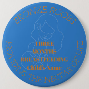 Customisable 3 mnth breastfeeding milestone badge