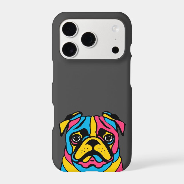 customisable 3 tone pug (Back)