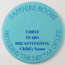Customisable 3 year breastfeeding milestone badge