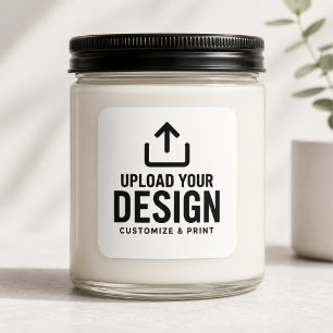 Customisable 3x3" Blank Business Label Sticker