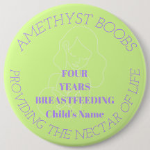 Customisable 4 year breastfeeding milestone badge