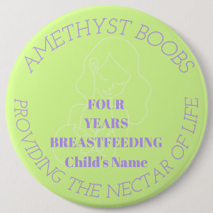 Customisable 4 year breastfeeding milestone badge