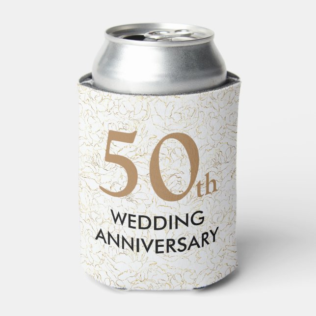 Customisable 50 Years Together Anniversary Cooler (Can Front)