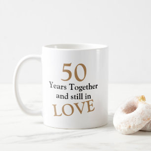 Customisable 50 Years Together Anniversary Mug