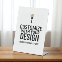 Customisable 6x8" Blank Event Display Sign