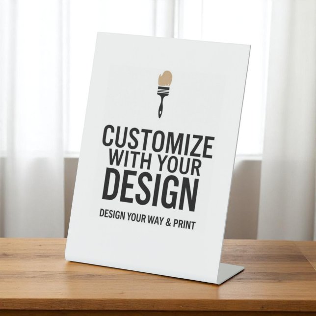 Customisable 6x8" Blank Event Display Sign  (Creator Uploaded)