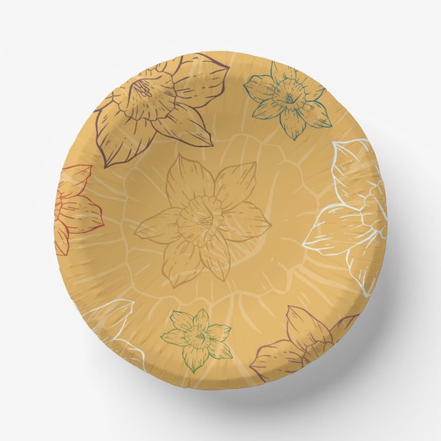 Customisable 7-Inch Paper Bowl for Events Plate (Front)