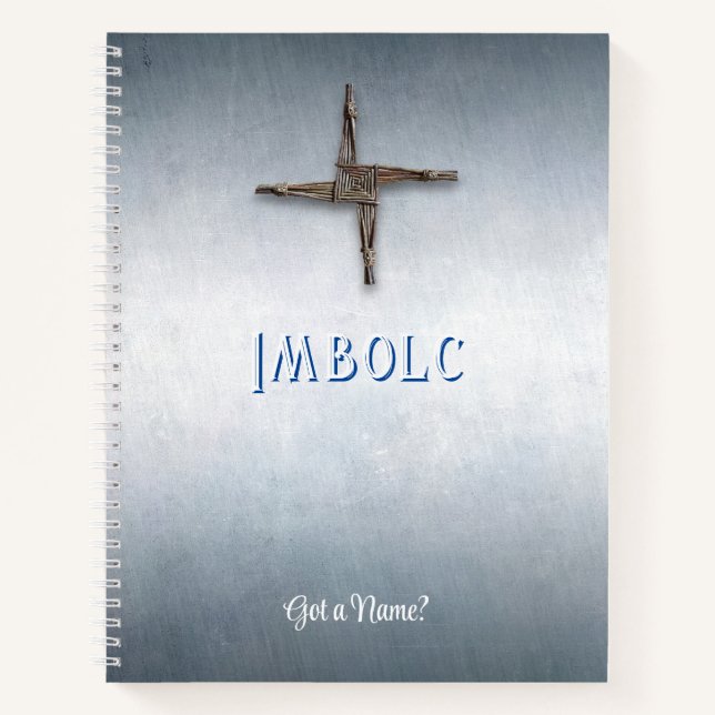 Customisable 8.5x11 Imbolc Candlemas Notebook (Front)
