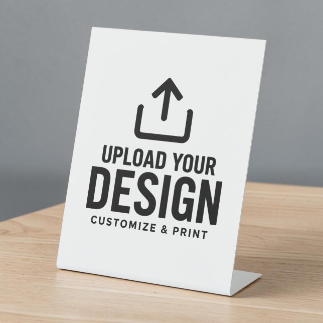 Customisable 8x10" Blank Template Display Sign  (Creator Uploaded)