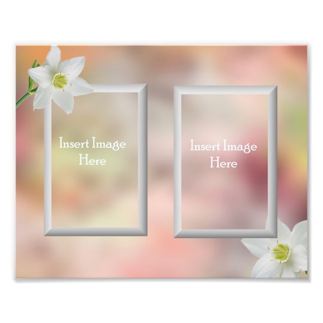 Customisable 8x10 picture frame insert photo print (Front)