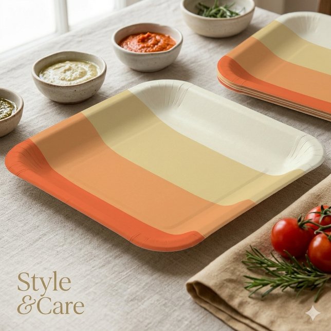 Customisable 9" Square Paper Plate for Events (Customizable 9 Square Paper Plate for Events)