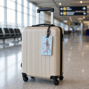Customisable Aeroplane Luggage Tag