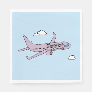 Customisable Aeroplane Napkin