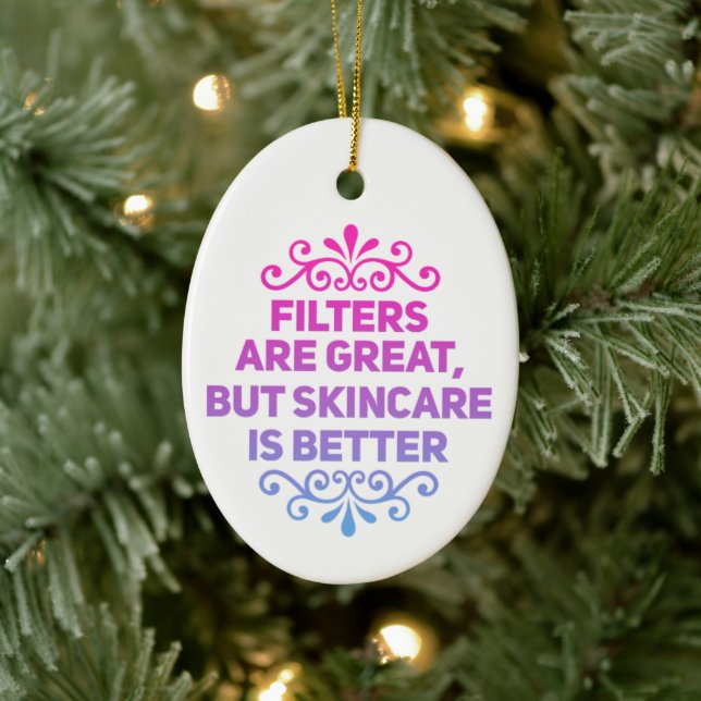 Customisable Aesthetician skin care  Ceramic Tree Decoration (Tree)