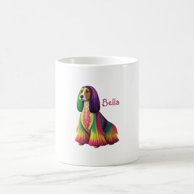 Customisable Afghan Hound Mug (Center)