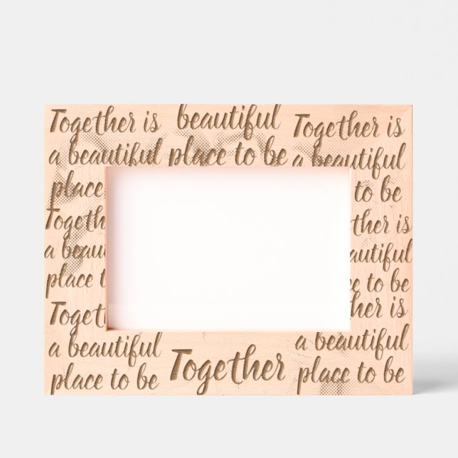 Customisable All-Occasion Photo and Text Design Etched Frames (Front)