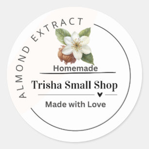 Customisable Almond Extract Label – Personalised