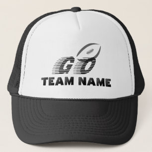 Customisable American Football Go And Team Name Trucker Hat