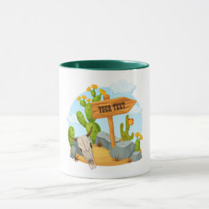 Customisable American Southwest desert scene Mug