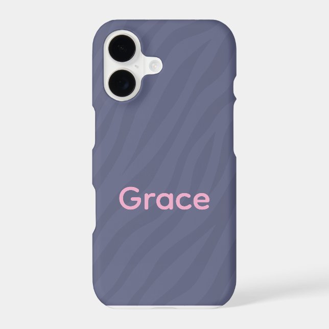 customisable animal print iphone case (Back)