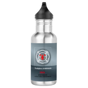 Customisable, Anniversary with Fire Department 532 Ml Water Bottle